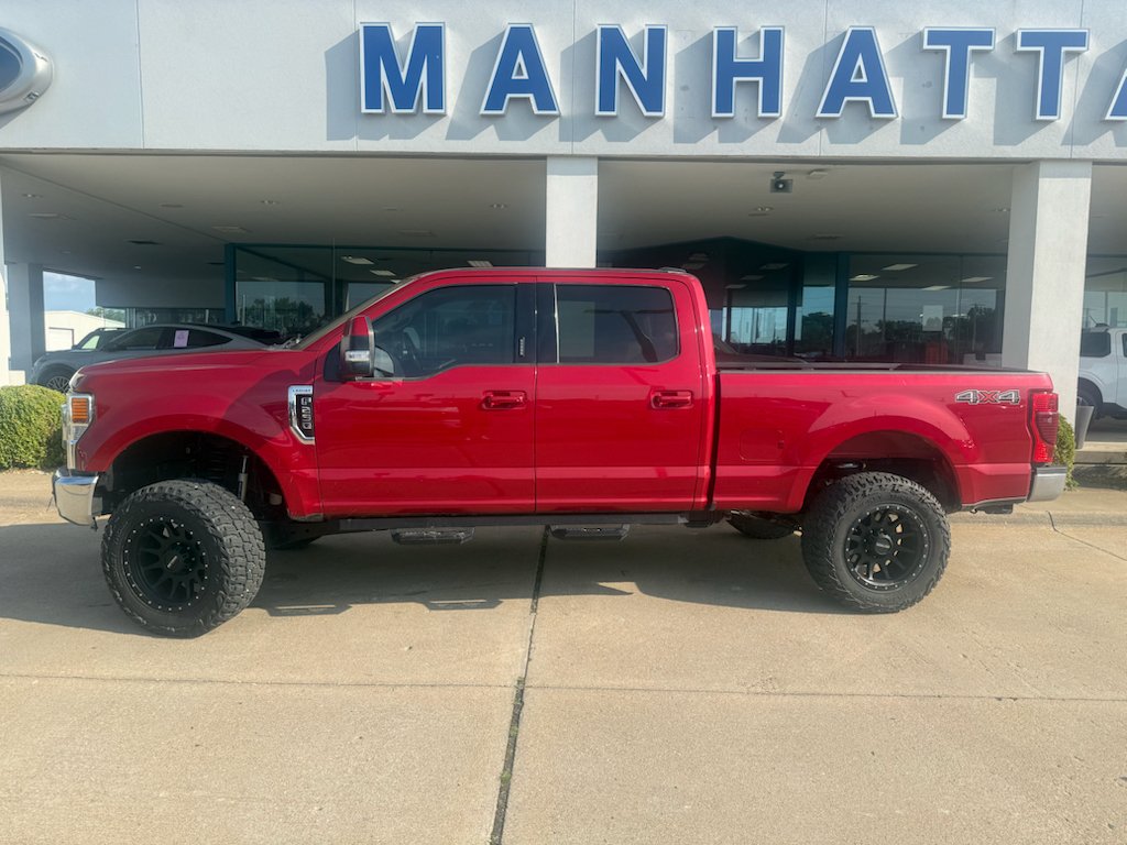 Used 2021 Rapid Red Metallic Tinted Clearcoat Ford LARIAT image 10