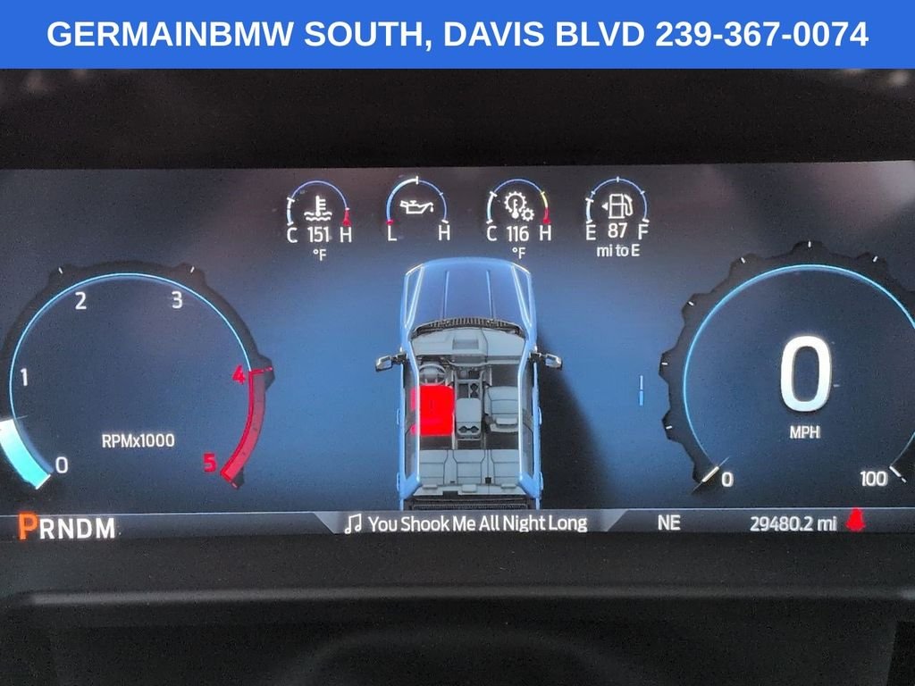 Used 2024 White Metallic Ford Lariat image 31
