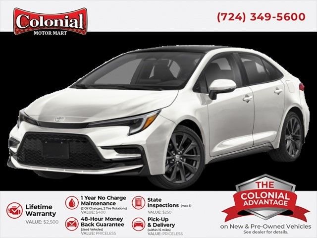 Used 2024 White Toyota SE image 1
