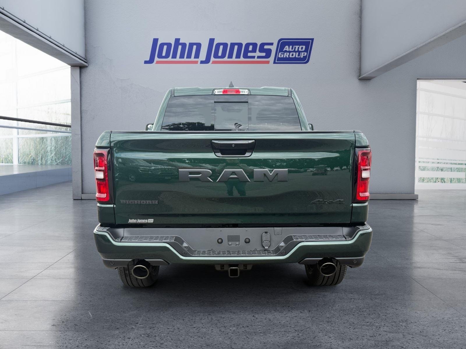 New 2026 Serrano-Green Metallic Exterior Paint RAM BIG HORN 4X4 QUAD CAB 6
