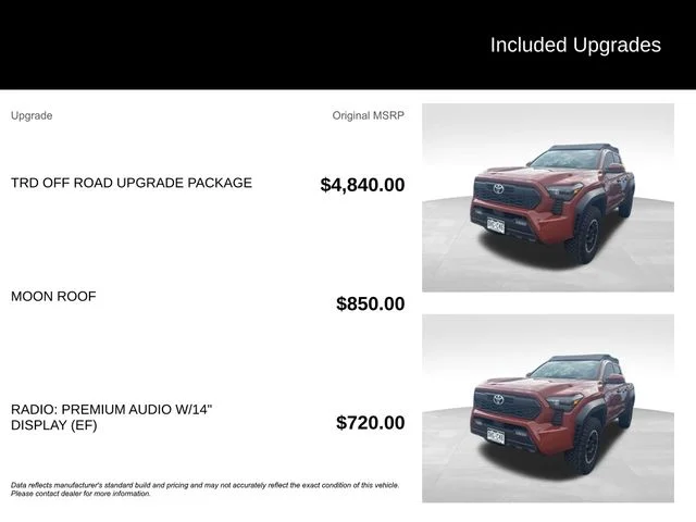 Used 2025 Orange Toyota TRD Off-Road image 5