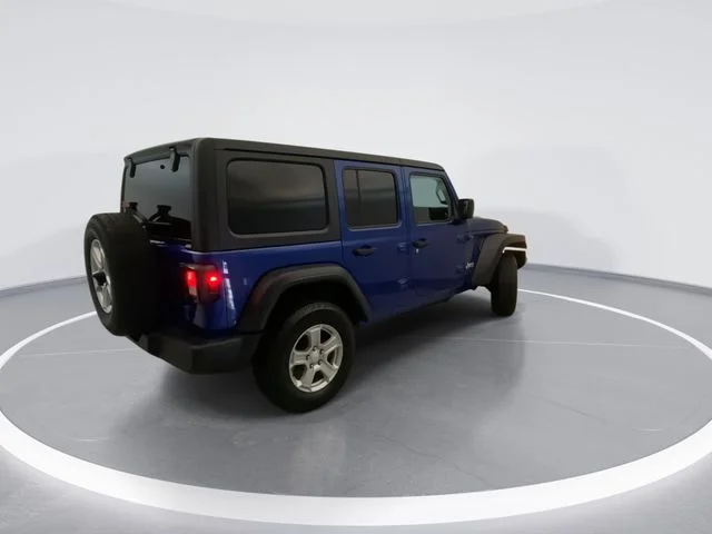 Used 2019 Blue Jeep Unlimited Sport S image 4
