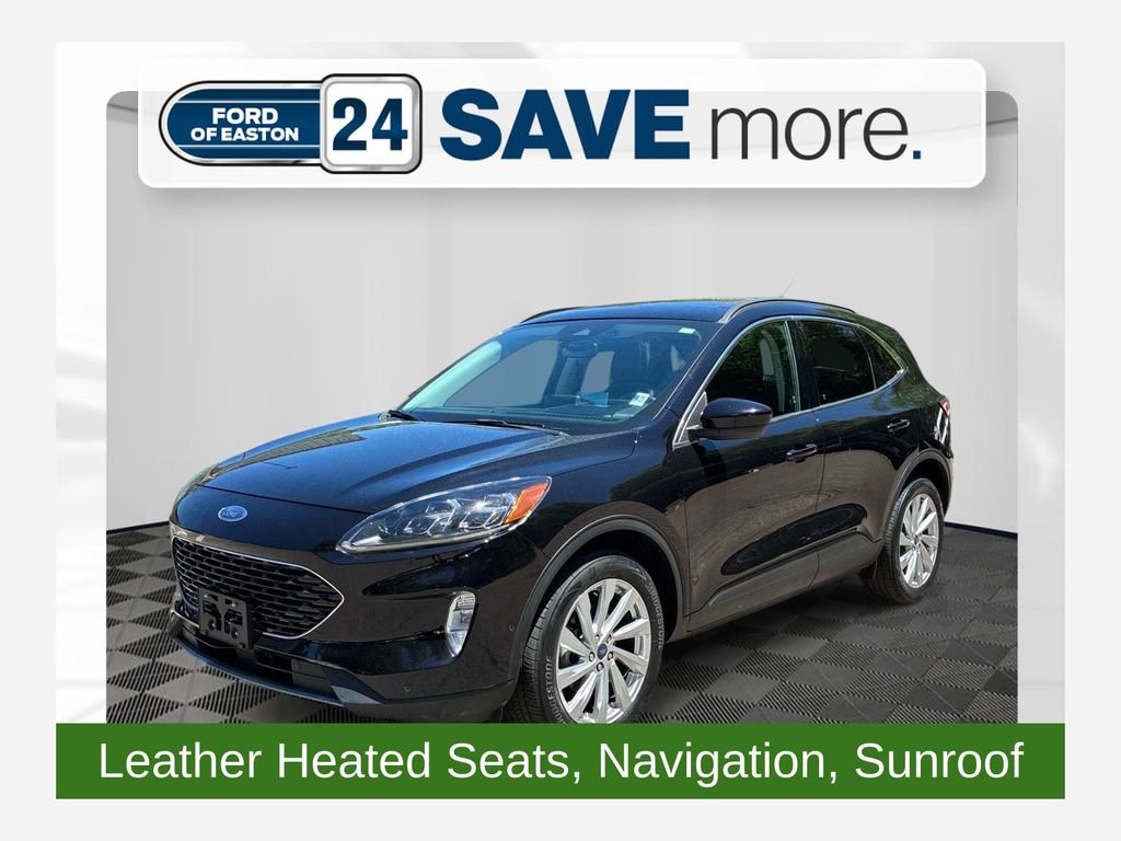 Used 2022 Black Ford Titanium image 1