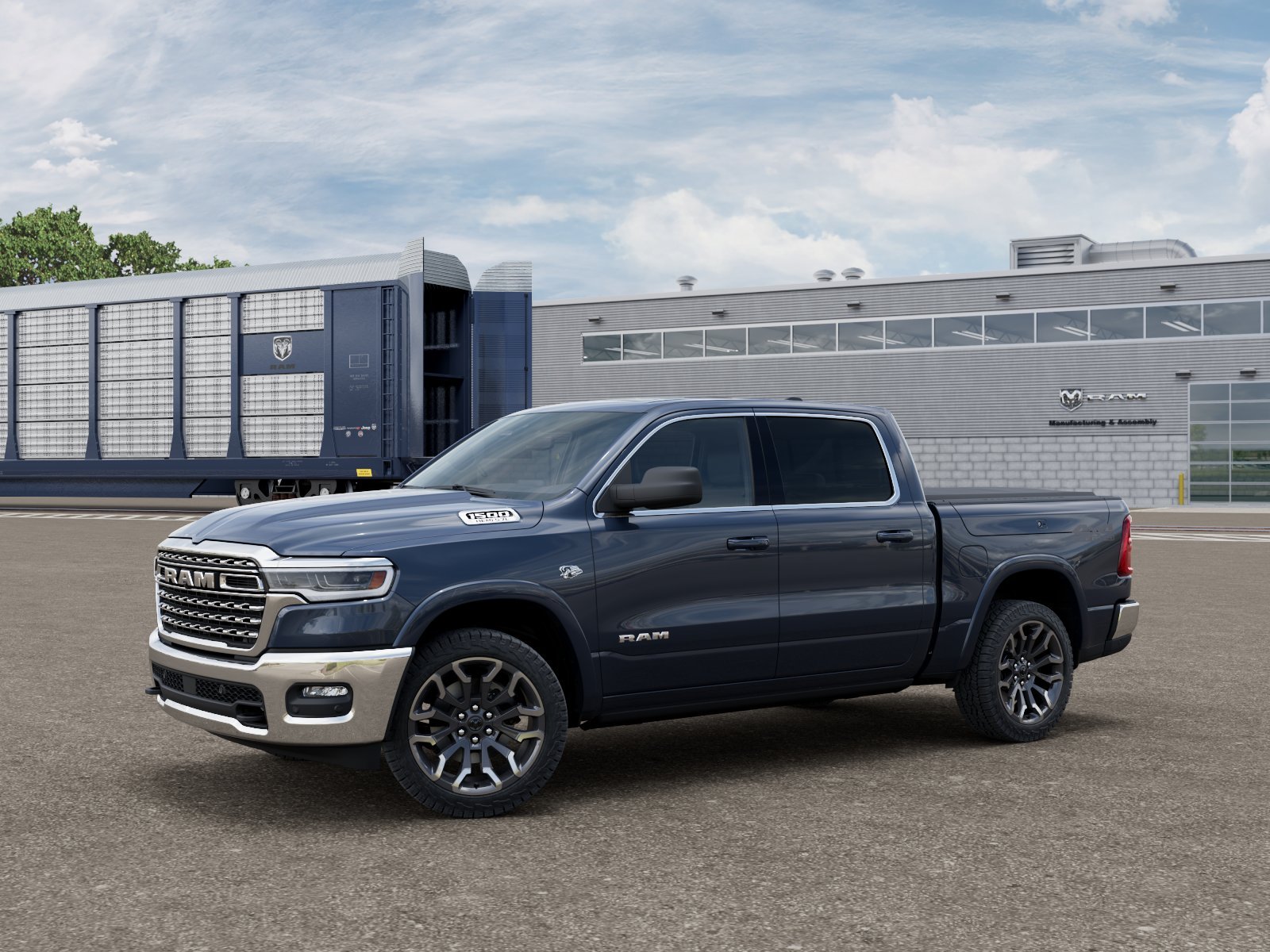 New 2027 Forged Blue Metallic Exterior Paint RAM  image 1