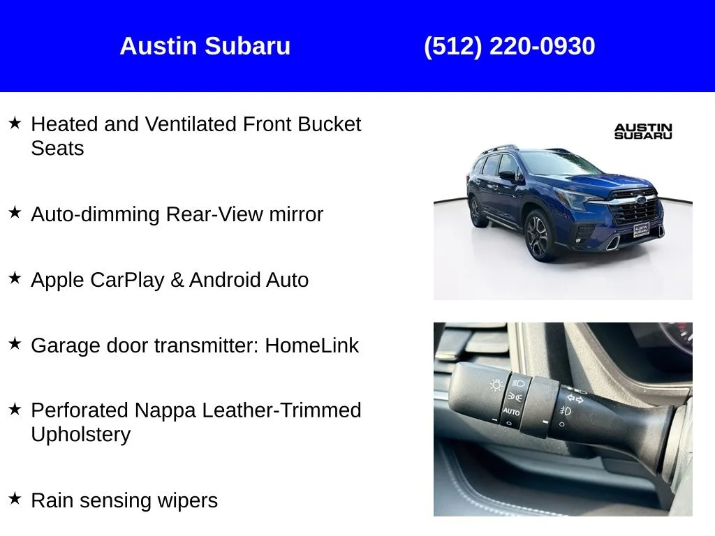 New 2026 Blue Subaru Touring image 25