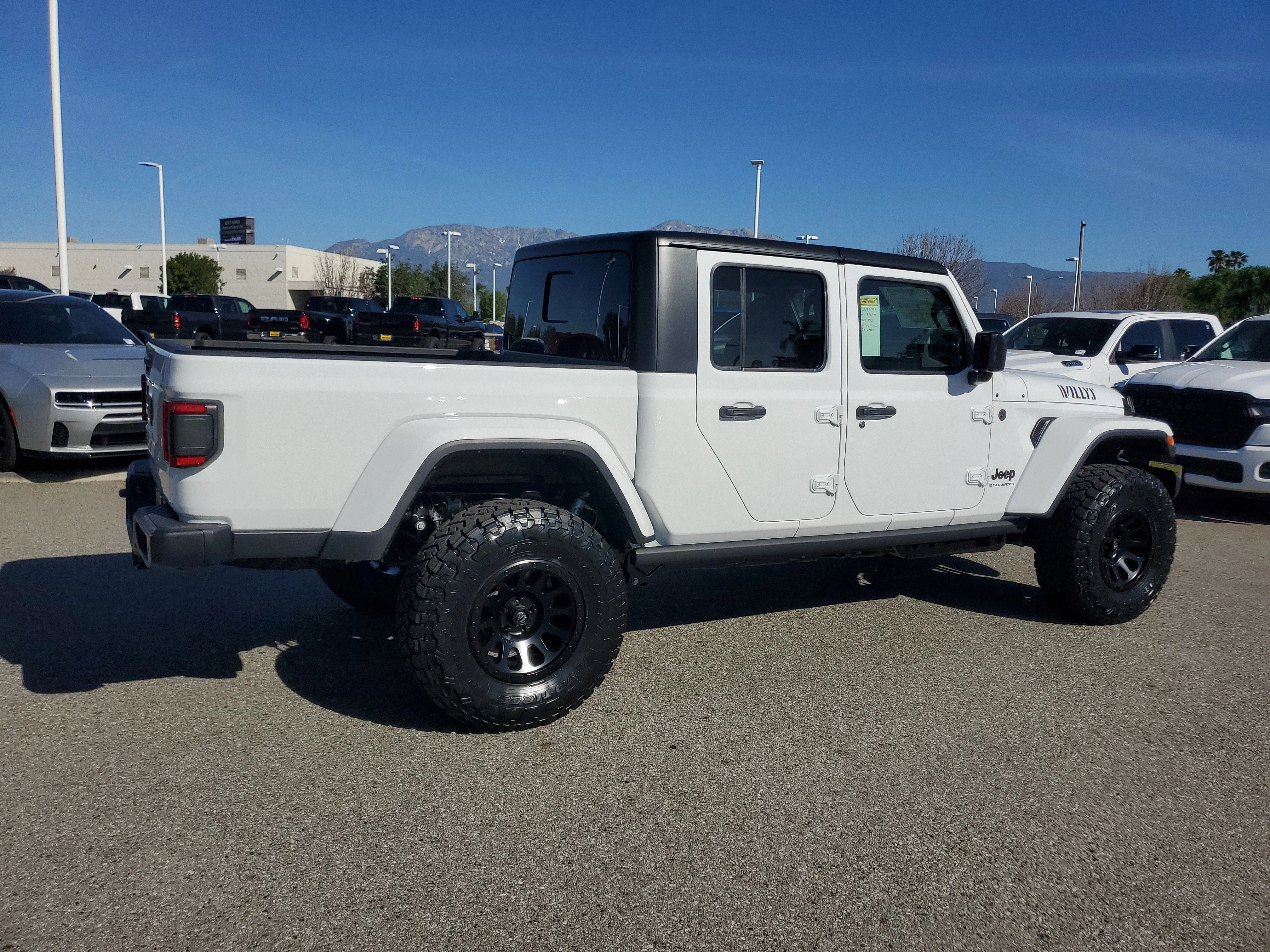 New 2026 Bright White Clear-Coat Exterior Paint Jeep Willys image 3