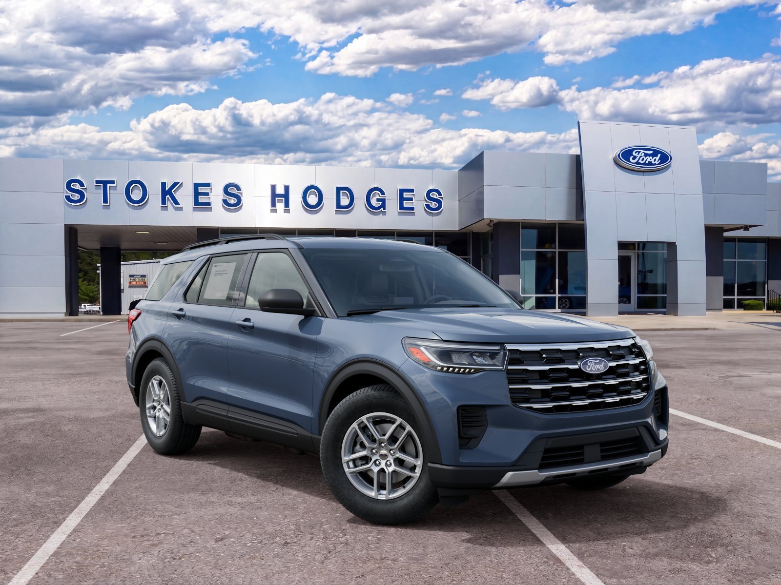 New 2027 Vapor Blue Metallic Ford Active image 1