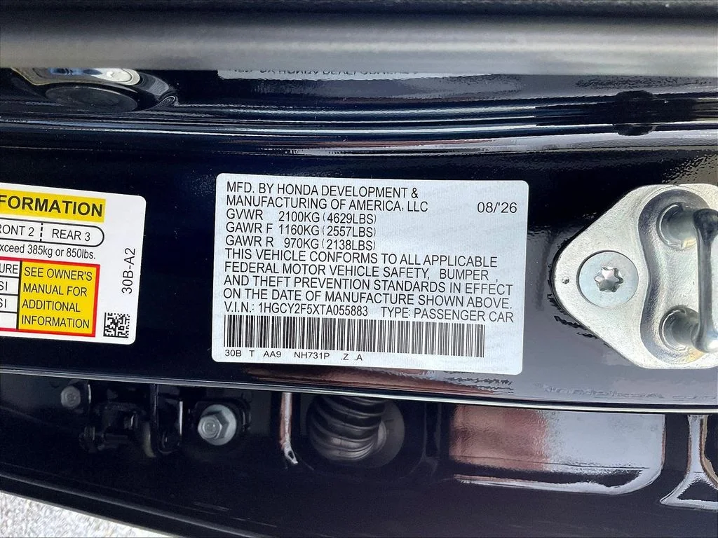 New 2026 Crystal Black Pearl Honda Sport Hybrid image 21