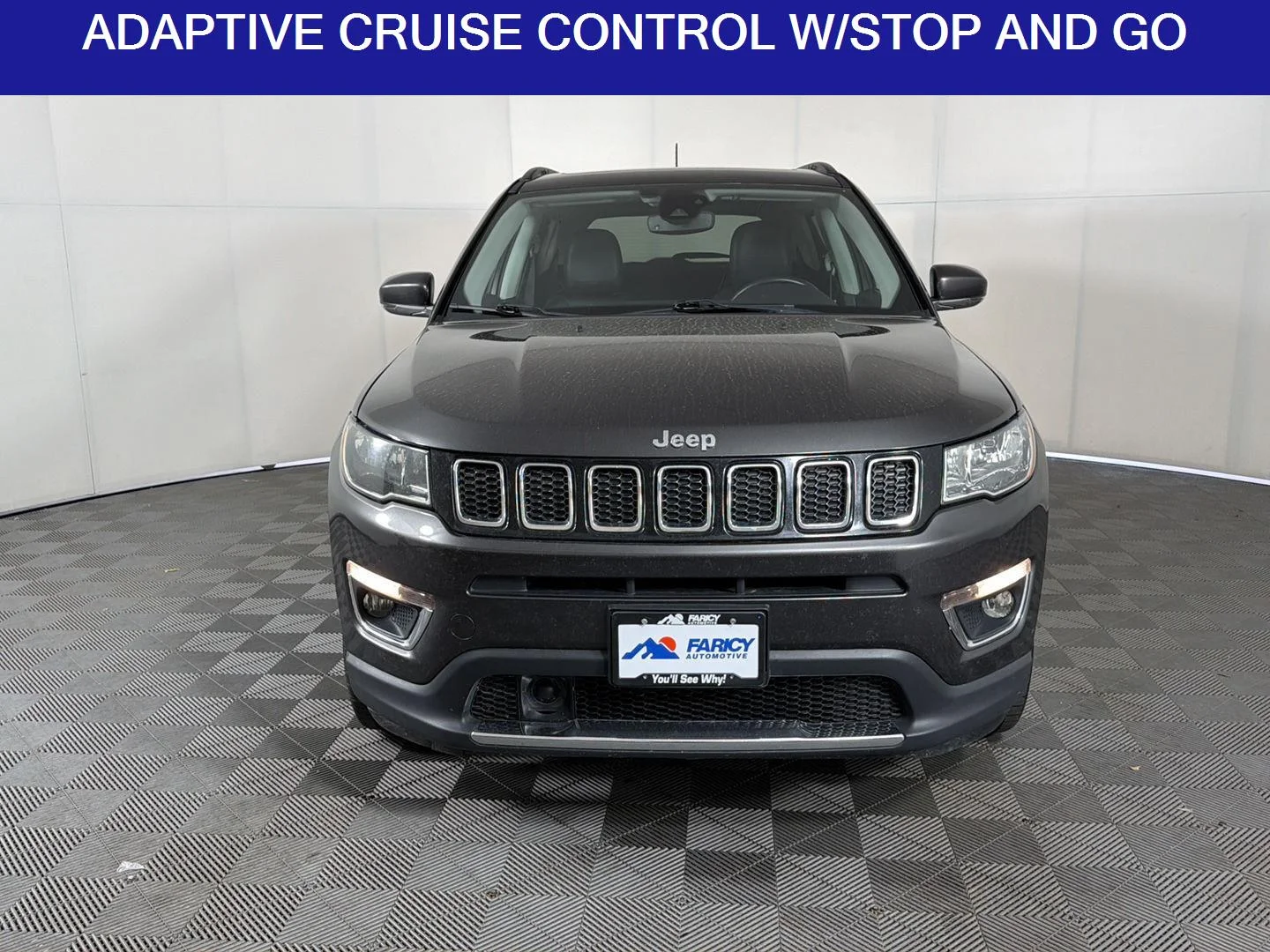 Used 2019 Granite Crystal Metallic Clearcoat Jeep Limited image 4