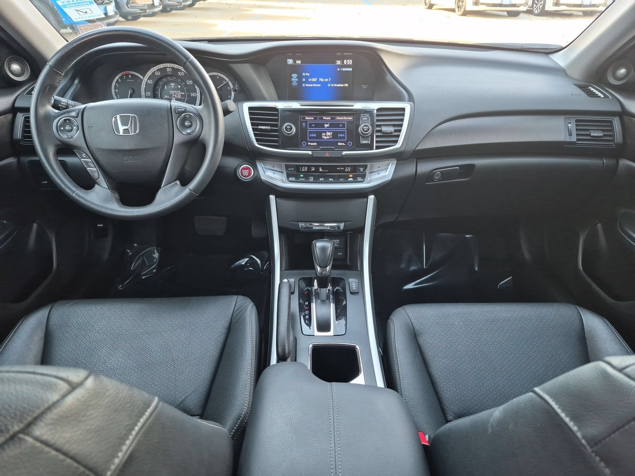 Used 2013 Crystal Black Pearl Honda EX-L Sedan image 24