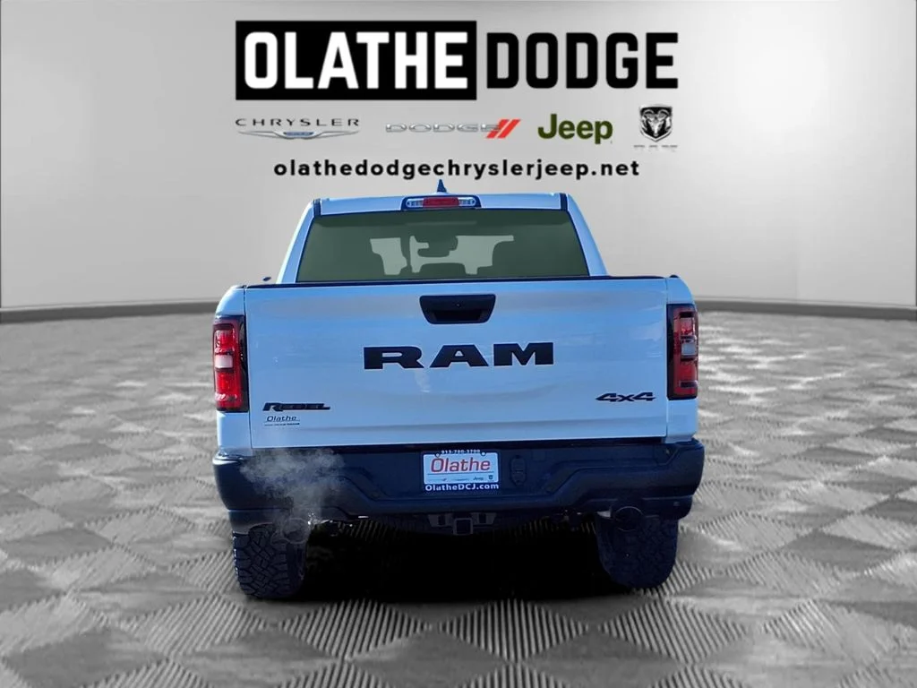 New 2026 Bright White Clear-Coat Exterior Paint RAM Rebel image 24