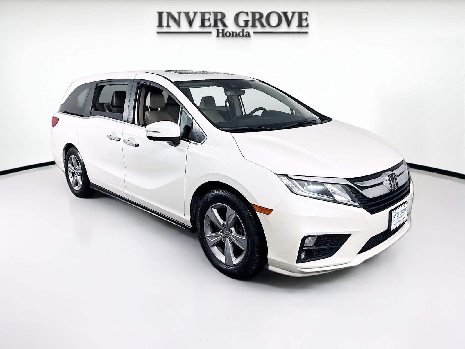 Used 2019 White Diamond Pearl Honda EX-L image 3