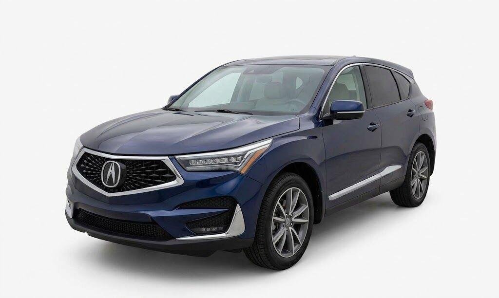 Used 2021 Fathom Blue Pearl Acura w/Technology Package image 1