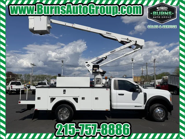 2023 Ford F550 4x4 Diesel Versalift 45ft Bucket Truck 