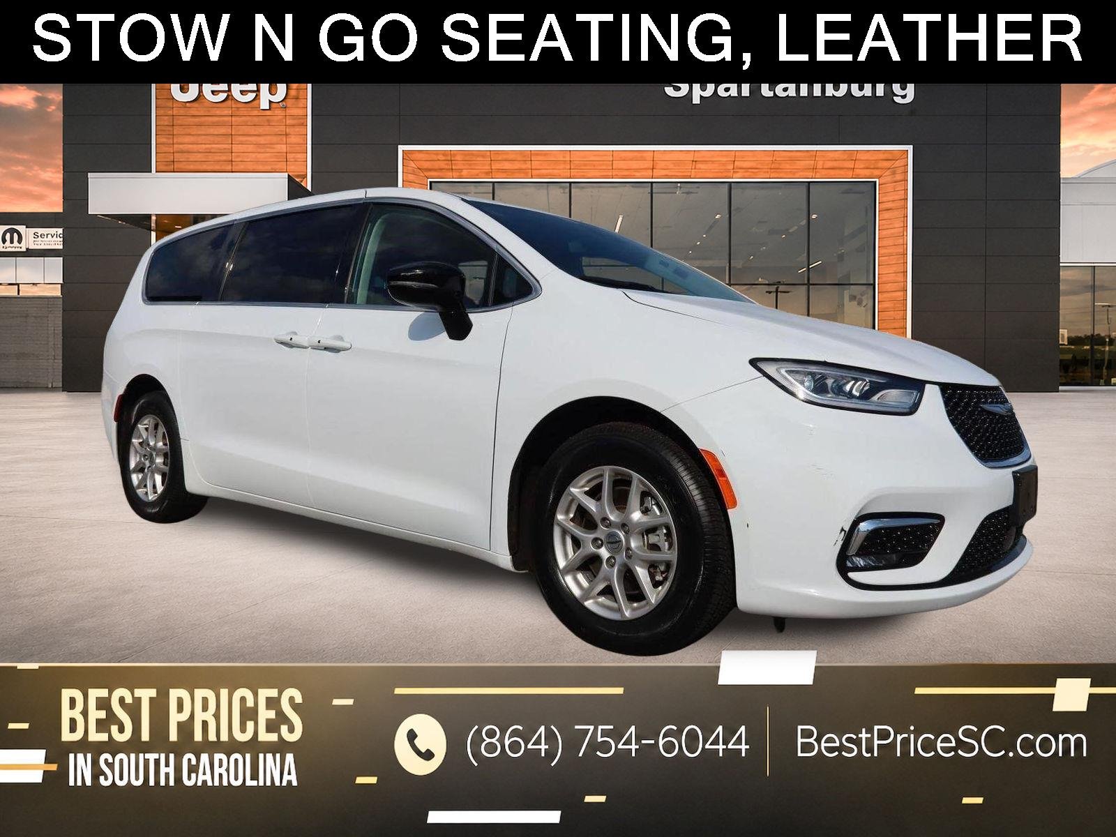Used 2024 Bright White Clearcoat Chrysler Touring L image 1