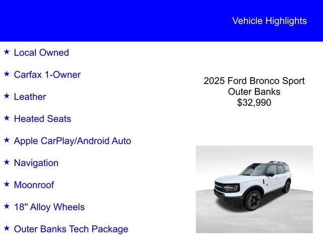 Used 2025 White Ford Outer Banks image 2