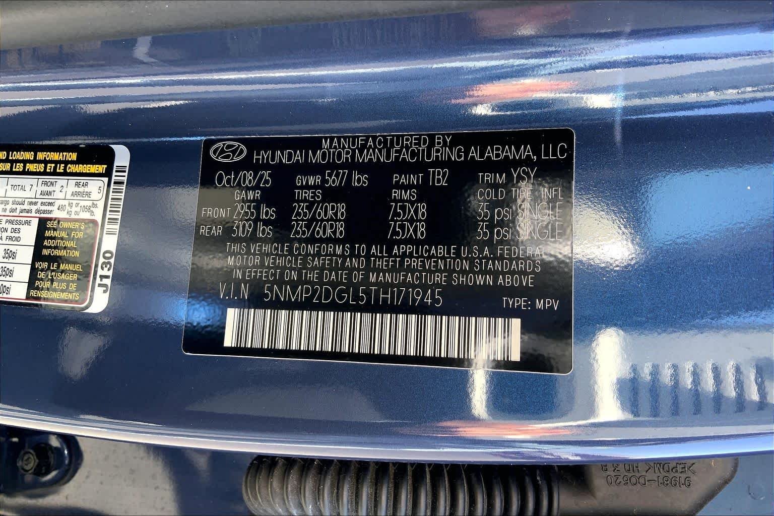Used 2026 Atlantis Blue Hyundai SEL image 36