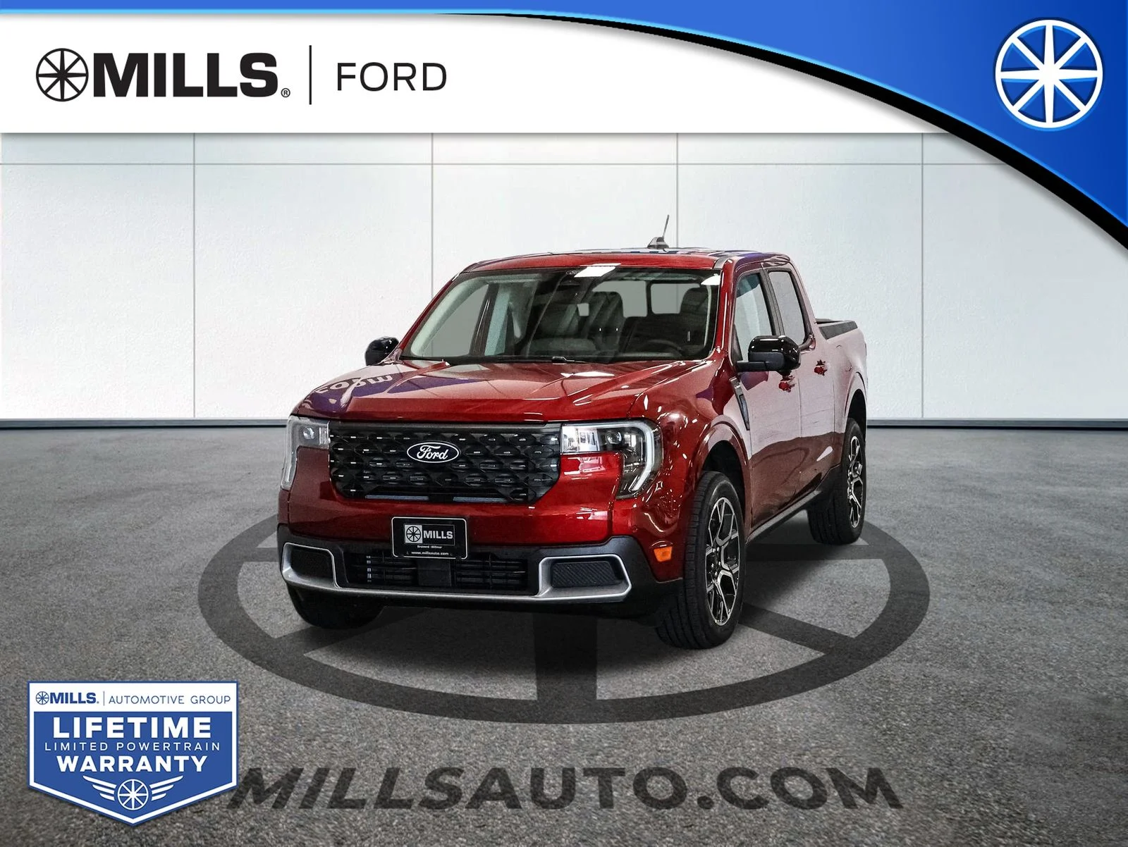 New 2026 Red Ford Lariat image 1