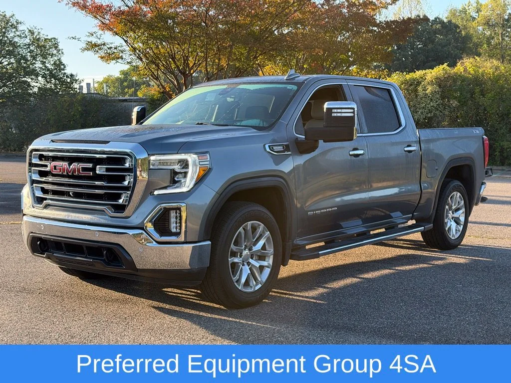 Used 2021 SATIN STEEL METALLIC GMC SLT image 9