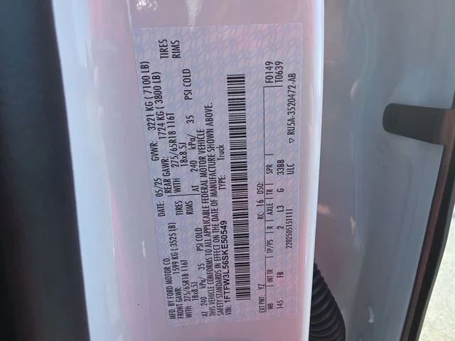 Used 2025 White Ford XLT image 34