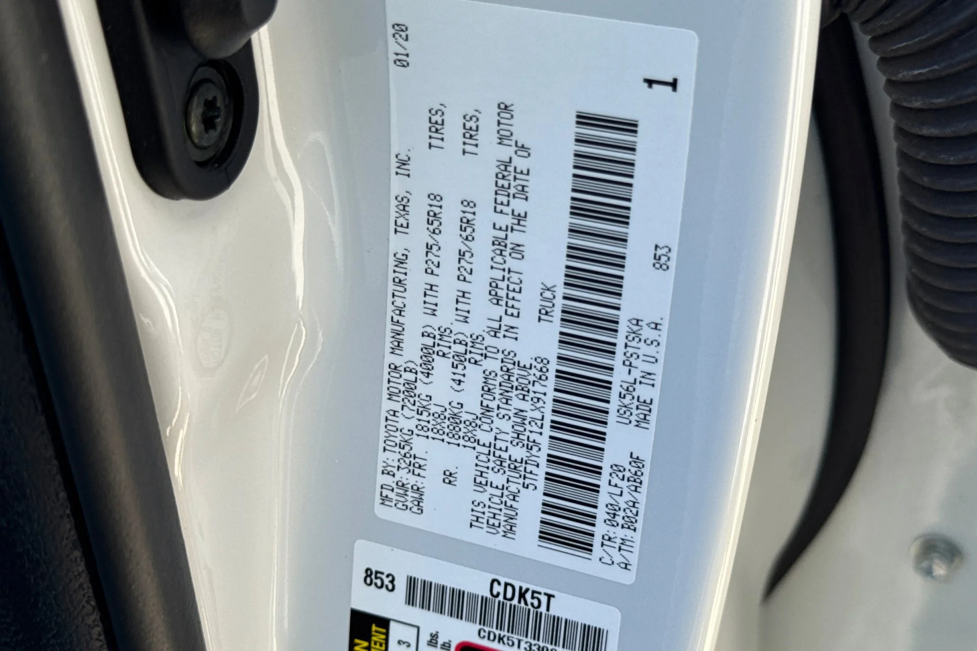 Used 2020 Super White Toyota TRD Pro CrewMax 5.5