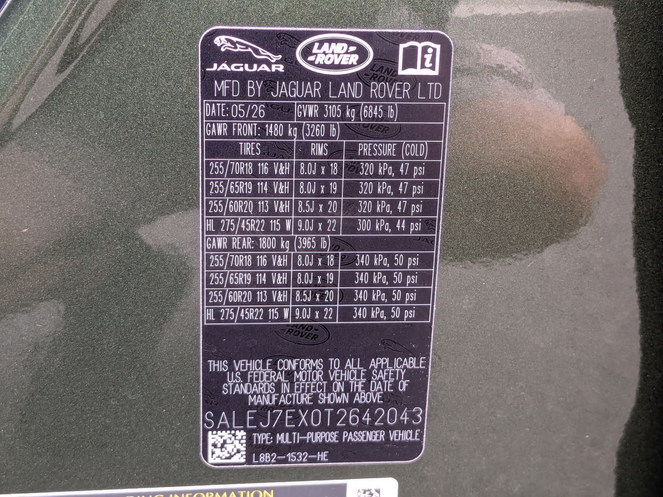 New 2026 Woolstone Green Land Rover P300 S image 37