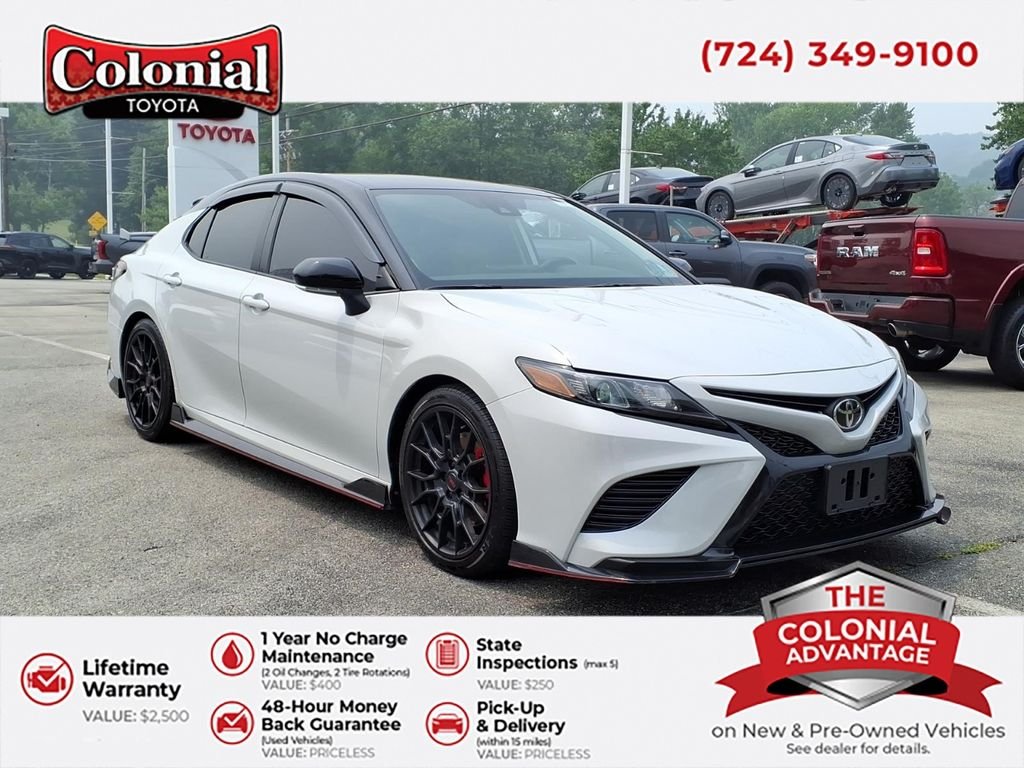 Used 2021 Ice Edge/Midnight Black Metallic Toyota TRD V6 image 1