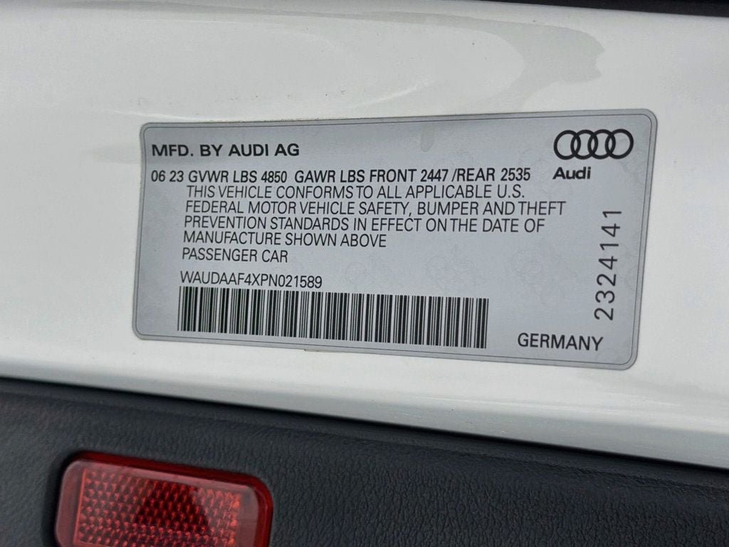 Used 2023 Ibis White Audi S line Premium 45 TFSI quattro image 31