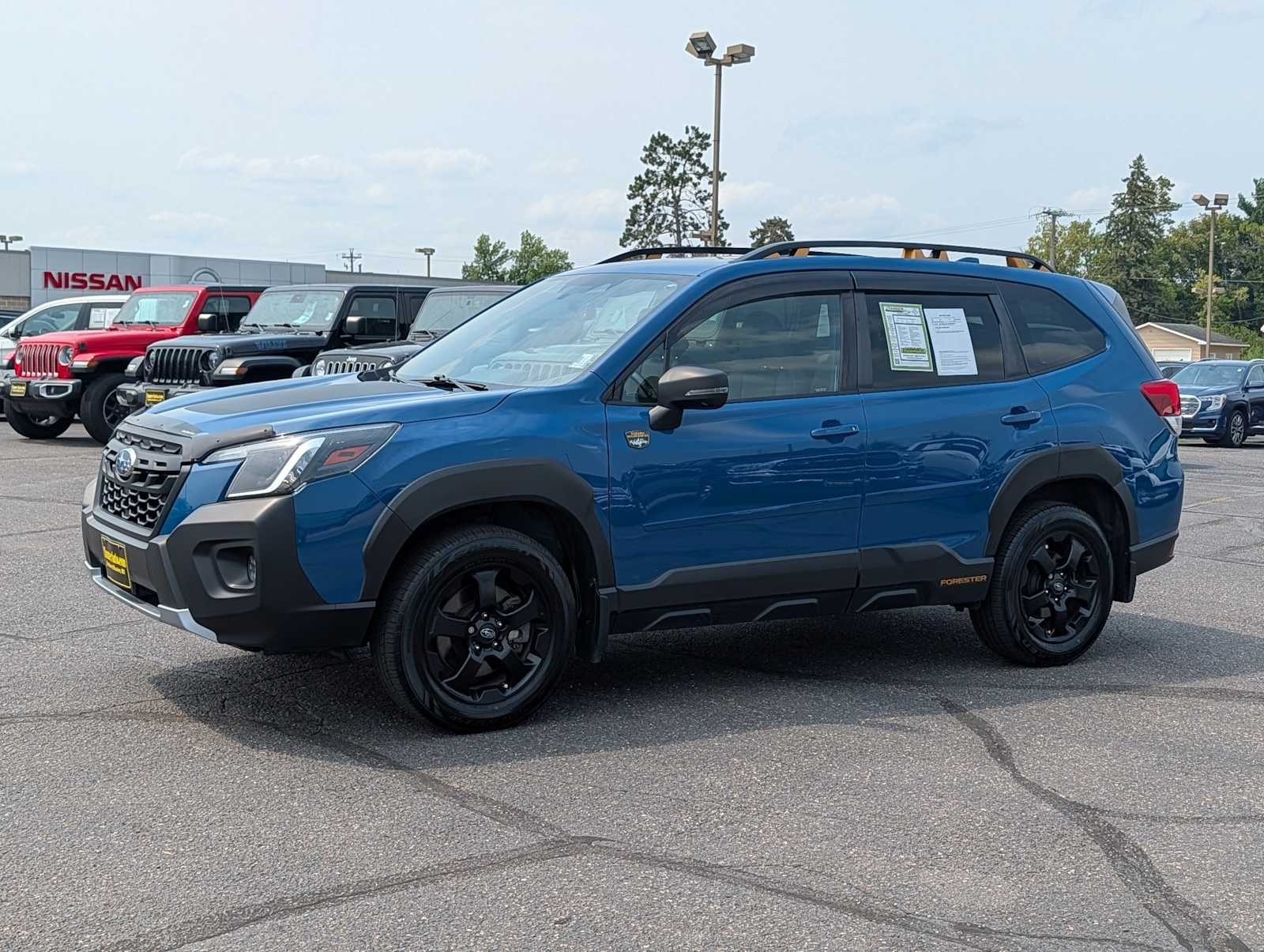 Used 2022 Geyser Blue Subaru Wilderness image 3