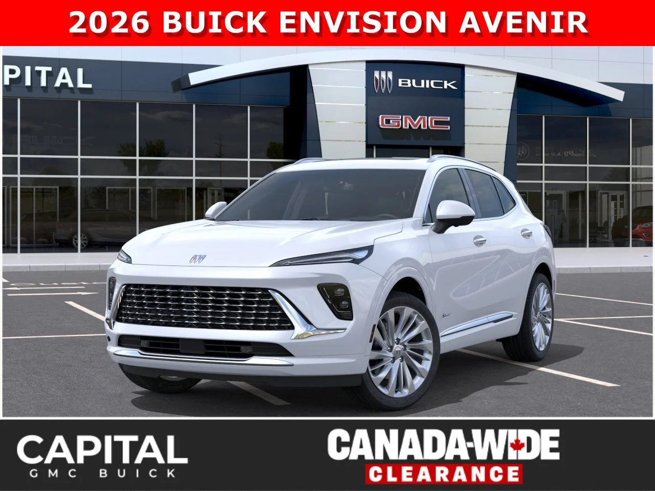 New 2026 IRIDESCENT WHITE TRICOAT Buick Avenir image 1