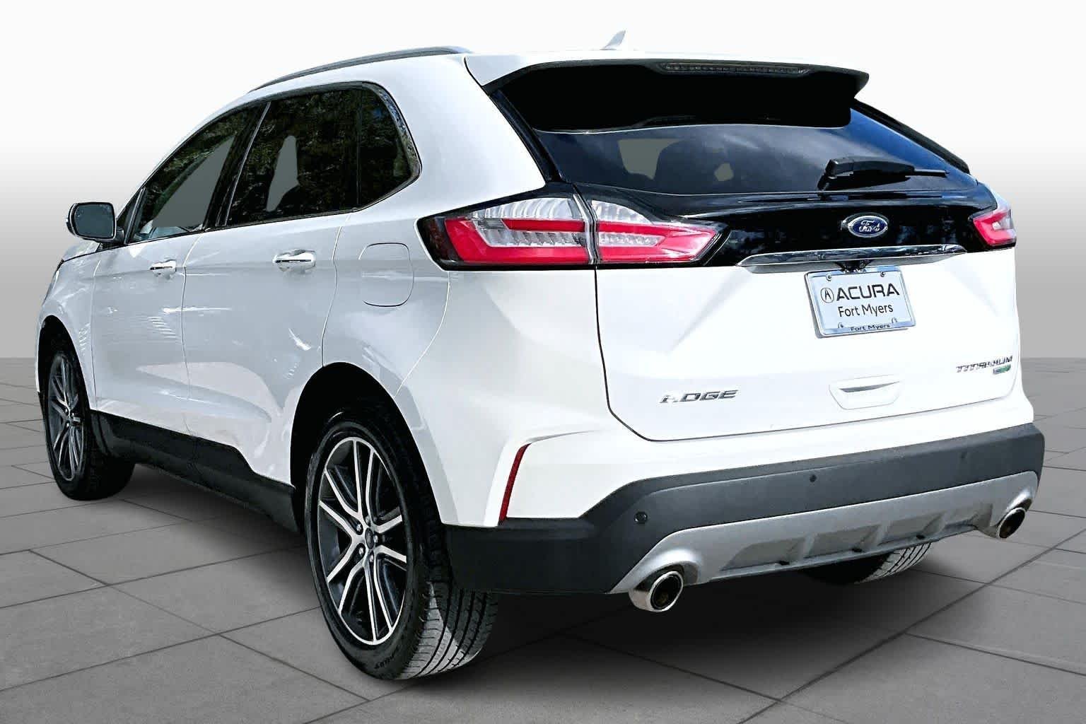 Used 2020 Star White Metallic Tri-Coat Ford Titanium image 12