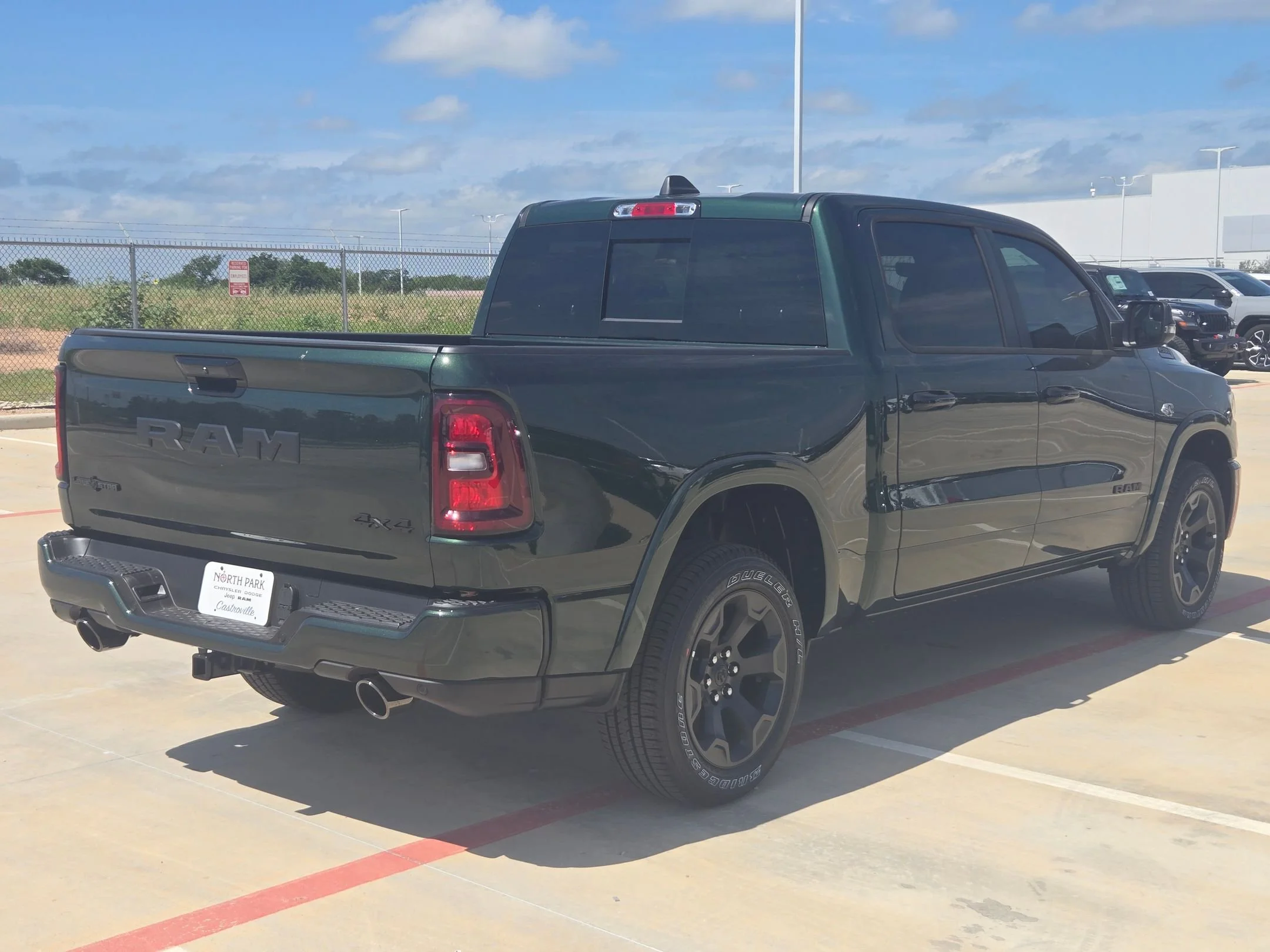 New 2026 Serrano-Green Metallic Exterior Paint RAM Big Horn/Lone Star image 3