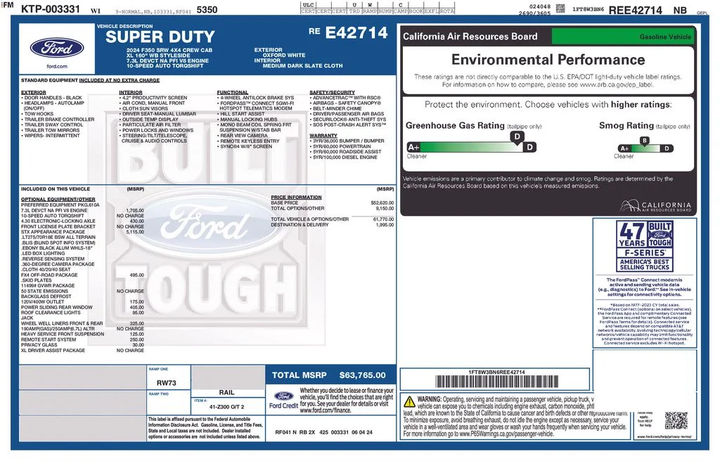 Used 2024 Oxford White Ford XL image 37