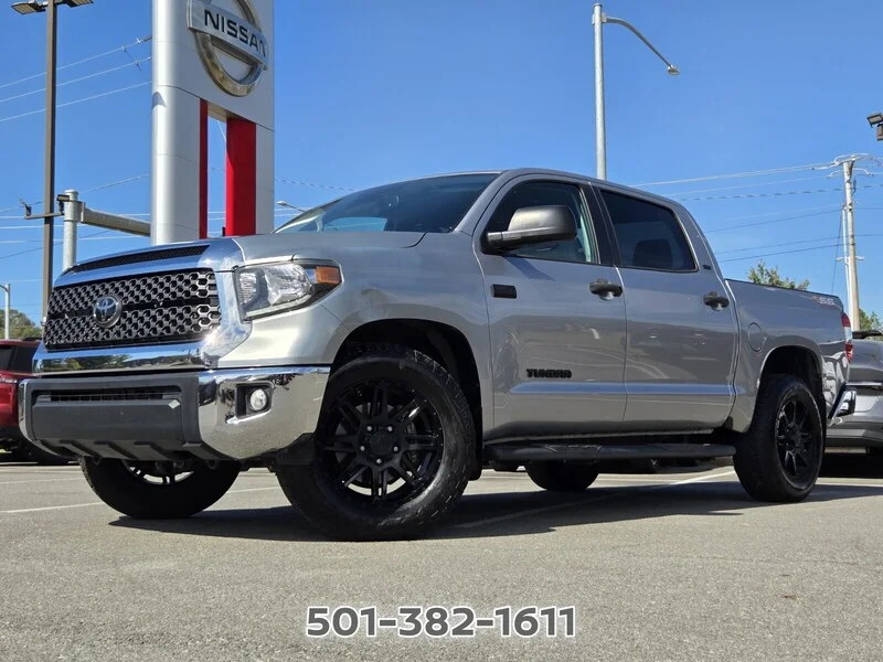 Used 2020 Silver Sky Metallic TOYOTA SR5 CREWMAX 5.5