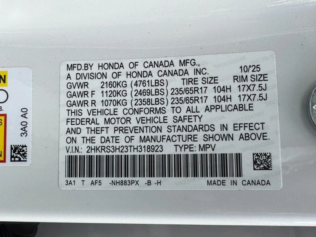Certified Used 2026 Platinum White Pearl Honda 2WD LX image 28