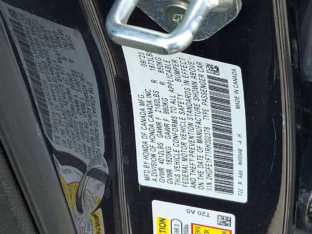 Certified Used 2024 Meteorite Gray Metallic Honda EX image 29