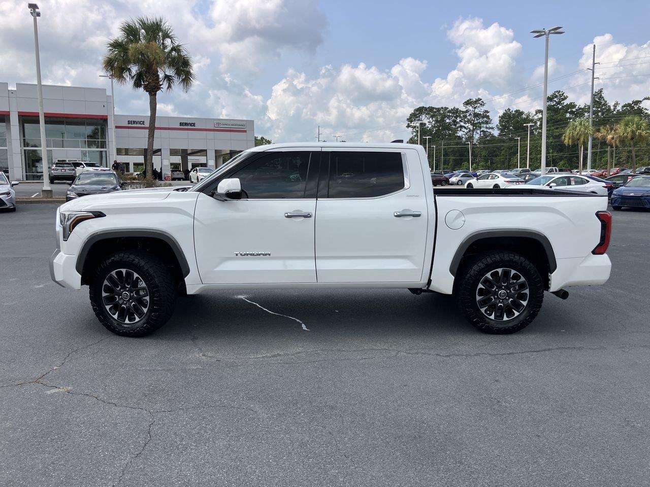 Used 2023 White (Ice Cap) Toyota Limited CrewMax image 2