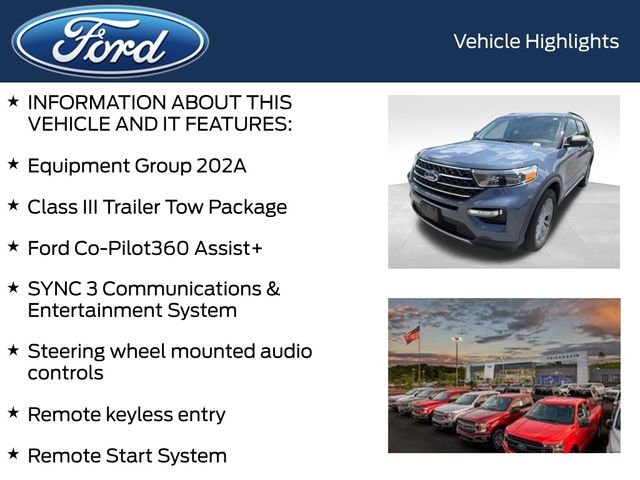 Used 2021 Blue Ford XLT image 5