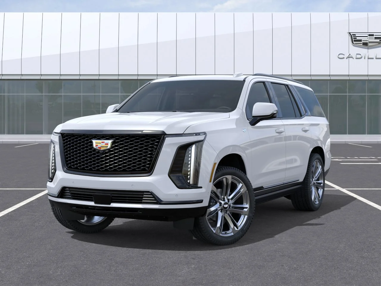 New 2026 Vibrant White Tricoat Cadillac Sport image 6