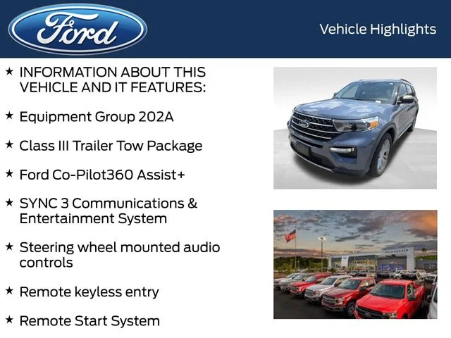 Used 2021 Blue Ford XLT image 5
