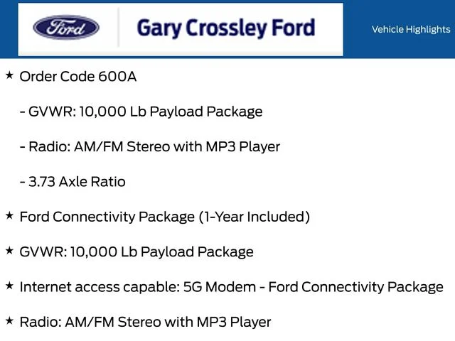 New 2026 White Ford XL image 19