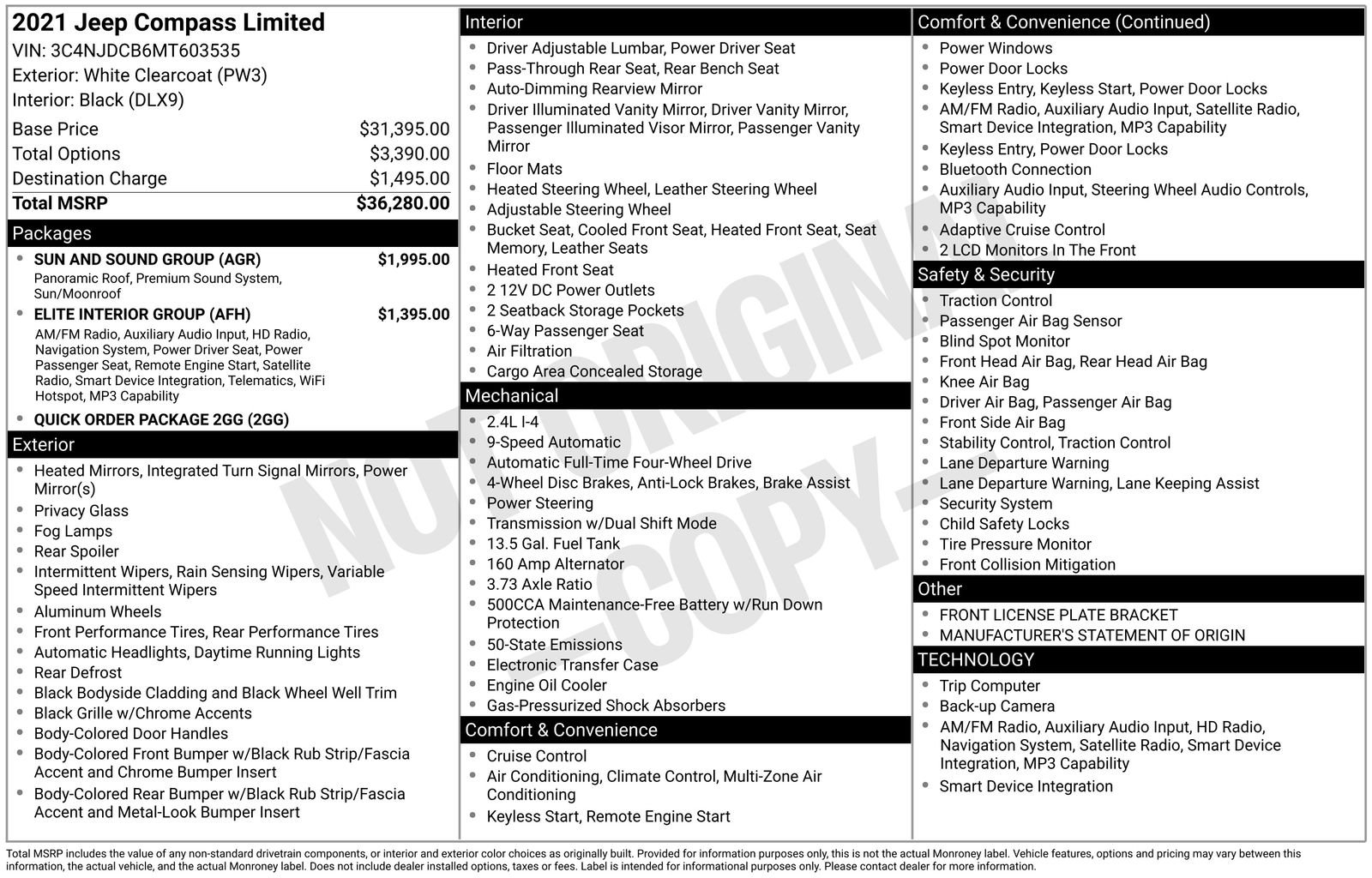 Used 2021 White Jeep Limited image 38