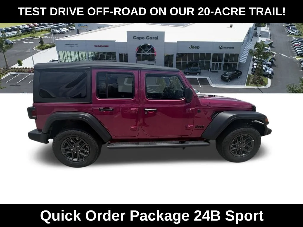 New 2026 Tuscadero Pearlcoat Jeep Sport image 3