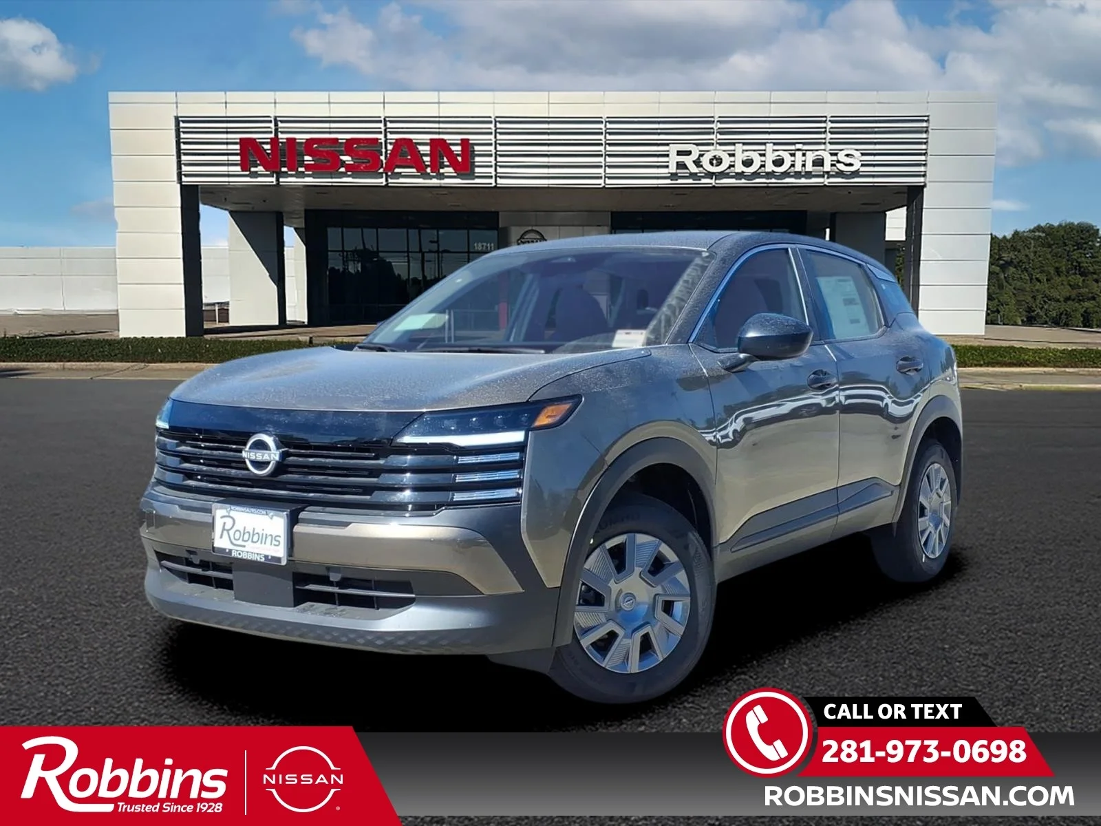 2026 Nissan Kicks S Brown at Robbins Nissan