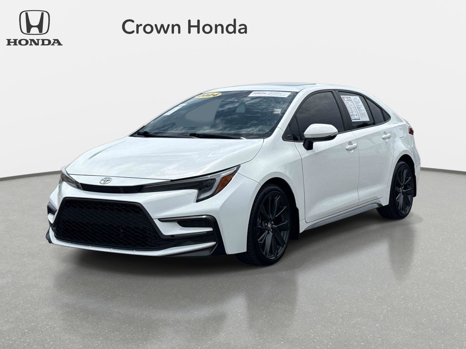 Used 2024 Midnight Black Metallic Toyota XSE image 1