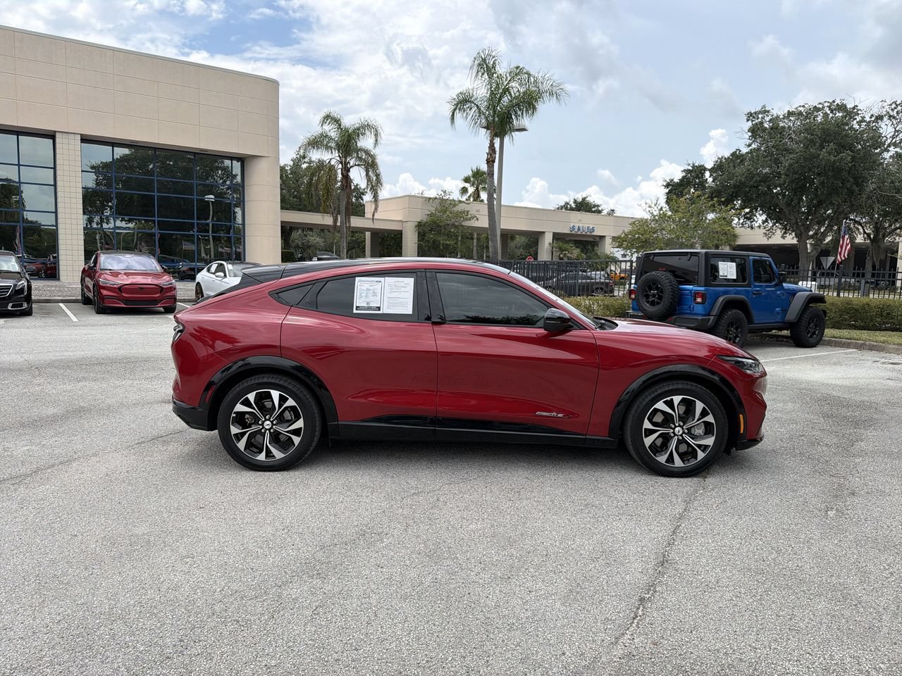 Certified Used 2023 Red Metallic Ford Premium image 2