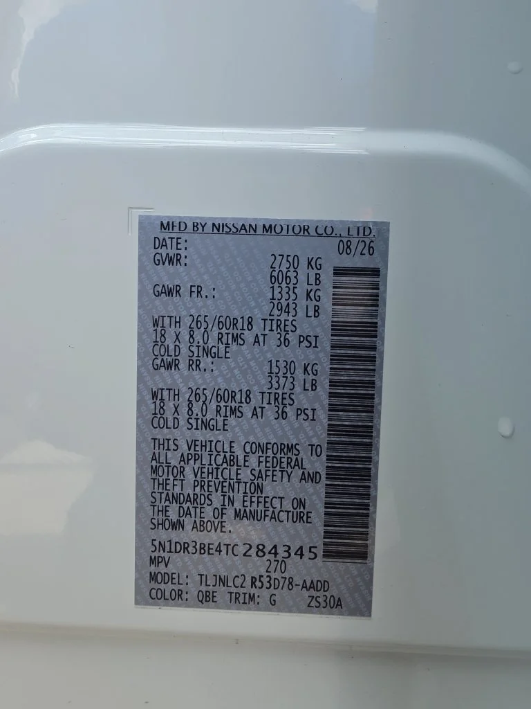 New 2026 Everest White Pearl TriCoat Nissan Rock Creek® image 30