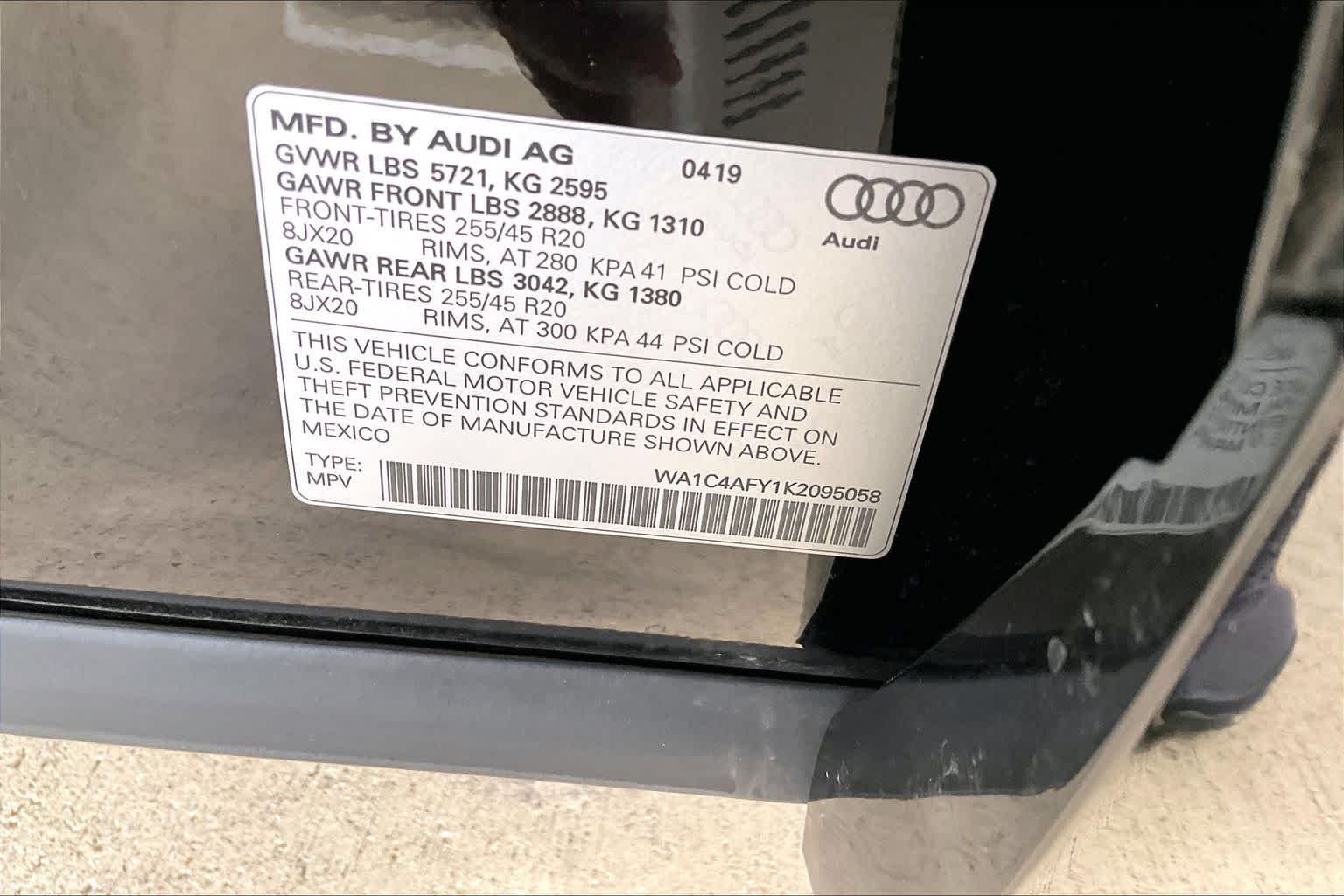 Used 2019 Mythos Black Metallic Audi Prestige image 35