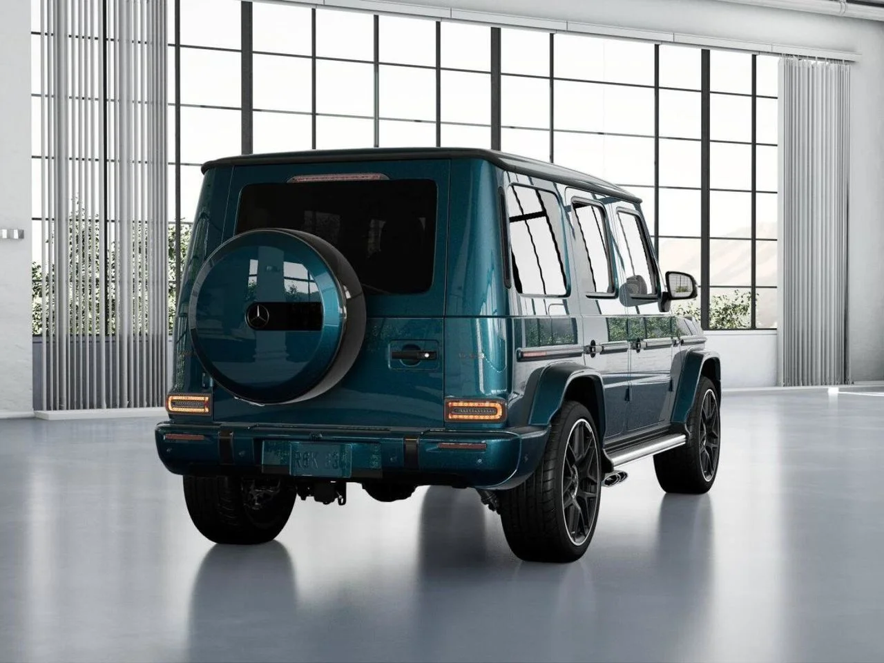 New 2027 MANUFAKTUR Sea Blue metallic Mercedes-Benz AMG® G 63 SUV image 23