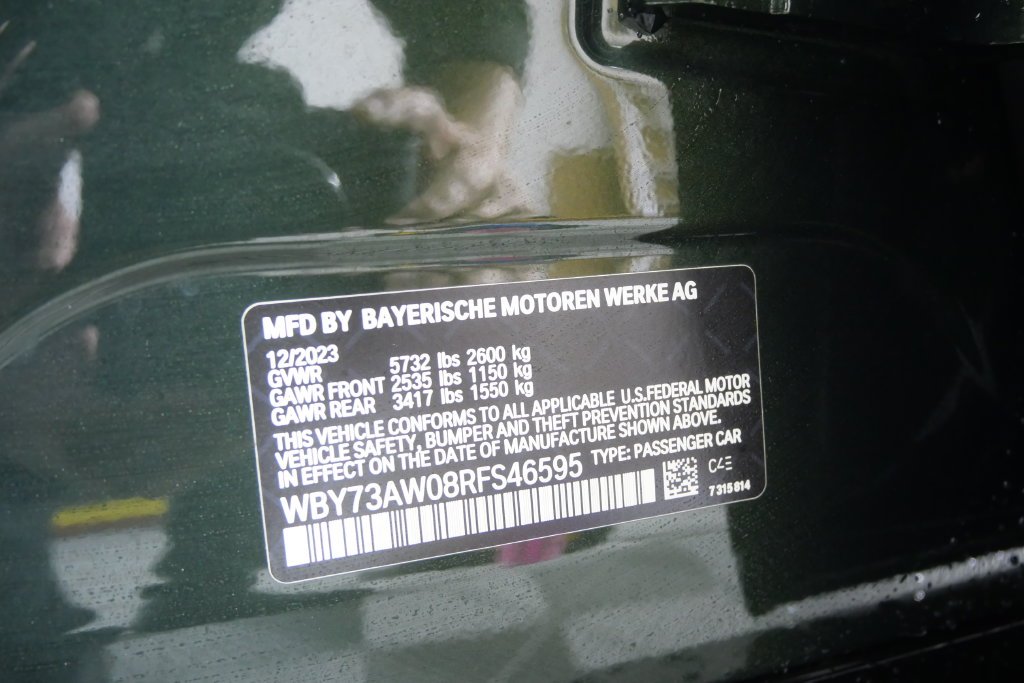 Certified Used 2024 Green Metallic BMW eDrive40 image 28